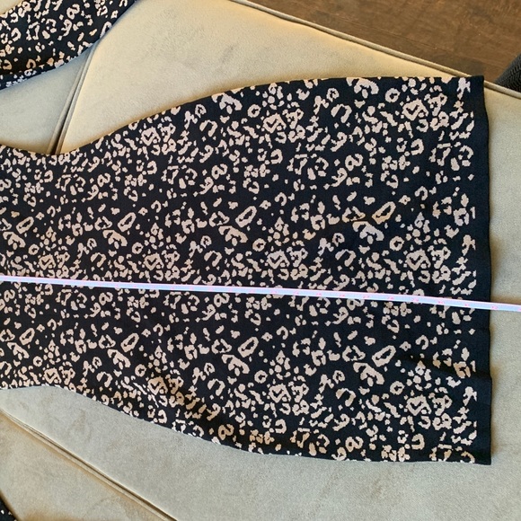 NWT B Mischka Leopard Sweater Dress - Picture 4 of 8